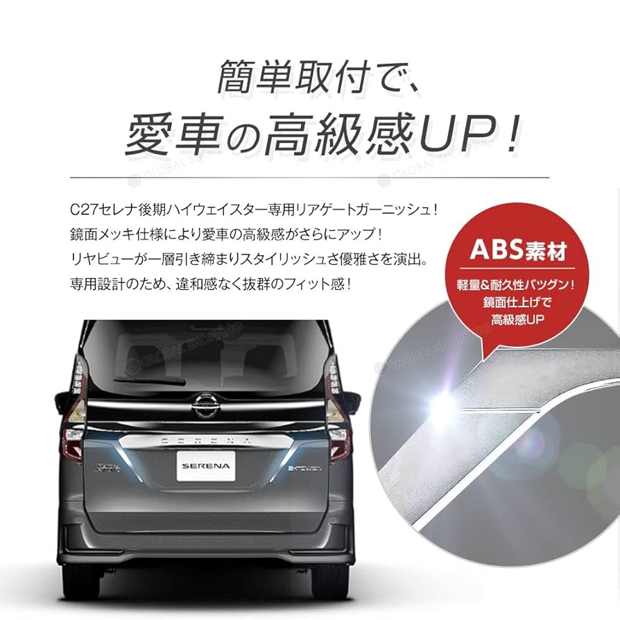 Amazon | 保証付 セレナ C27 後期 ハイウェイスター リアゲート